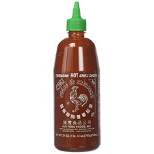  2 pack Huy Fong Foods Sriracha Hot Chili Sauce Bottle, Large 28 oz 