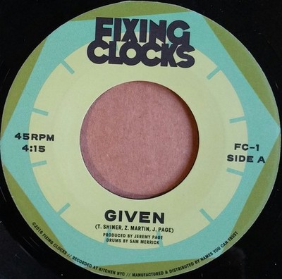 Fixing Clocks - Given / Minos - Used Vinyl Record 7 - F4593z
