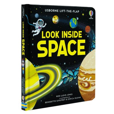 Usborne Lift-the-Flap Look Inside Space by Rob Lloyd Jones, Fu | Rob Lloyd Jones
