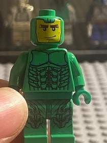Lego Spider-Man spd006 Green Goblin 2 Gold Eyes from set 4851 4852, helmet perfe
