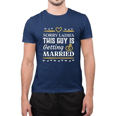 T-Shirt Under New Management Junggesellenabschied personalisiert lustig Bräutigam Junggesellenshirt