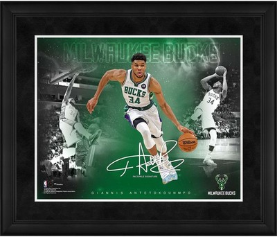 Giannis Antetokounmpo Milwaukee Bucks Framed 16'' x 20'' Stars of the Game Collage