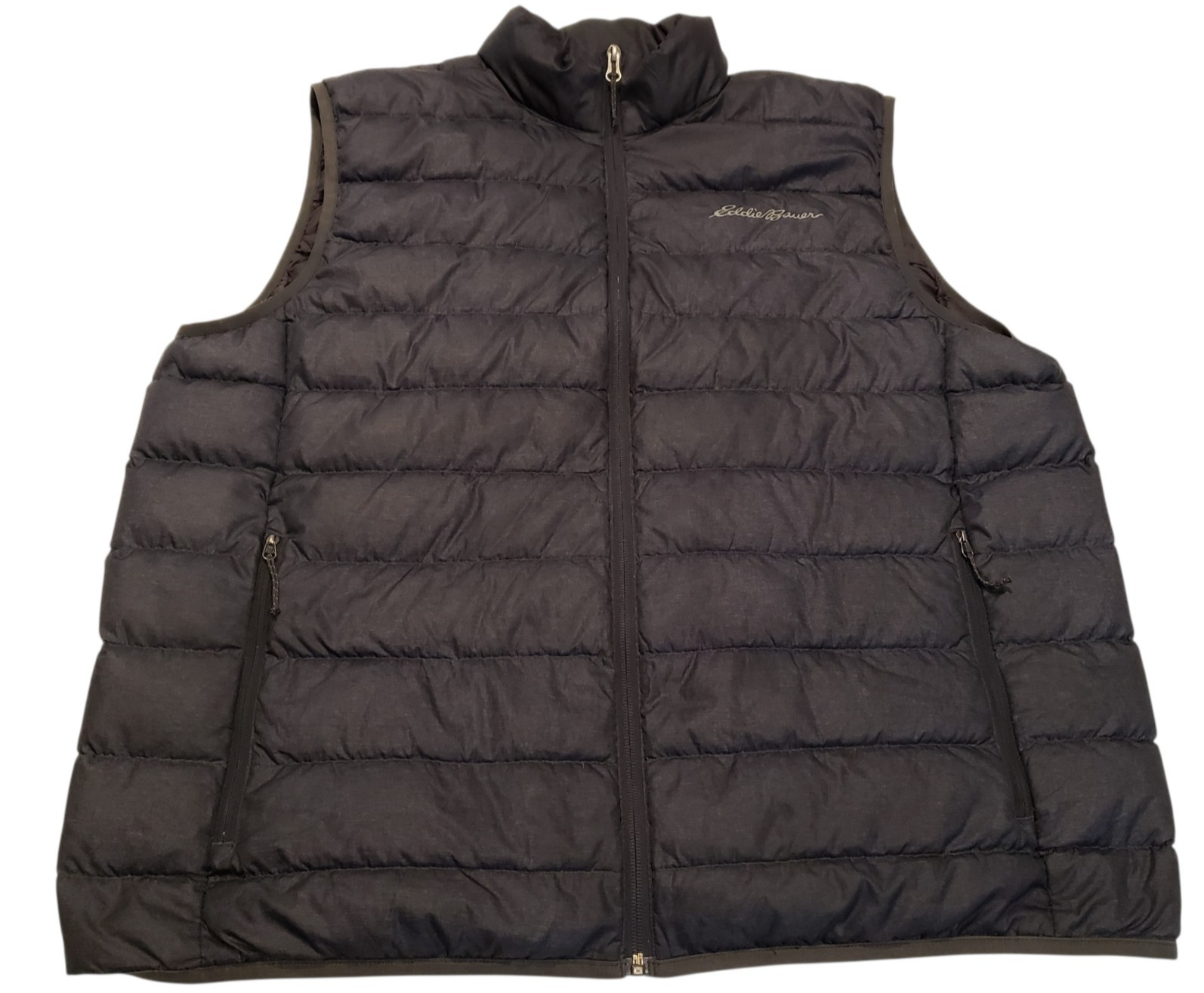 Eddie Bauer Mens Charcoal Down Puffer Vest XL