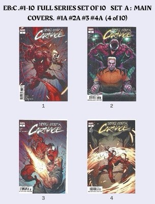 EDDIE BROCK: CARNAGE #1-10 (2025 Marvel) NM- Comic Book Sets- Complete Series