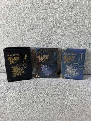 Jahr der Ratte von Lunar & Zodiac 2 Deck Spielkarten Set mit Hülle - SEALED!