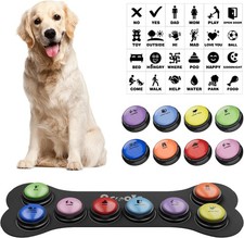 Dog Buttons for Communication, 8 Pcs Dog Talking Button Set, 30s Recordable Voic
