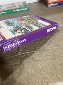Intellivision - Utopia - Complete In Box w/ Manual & Overlays - Tested & Working