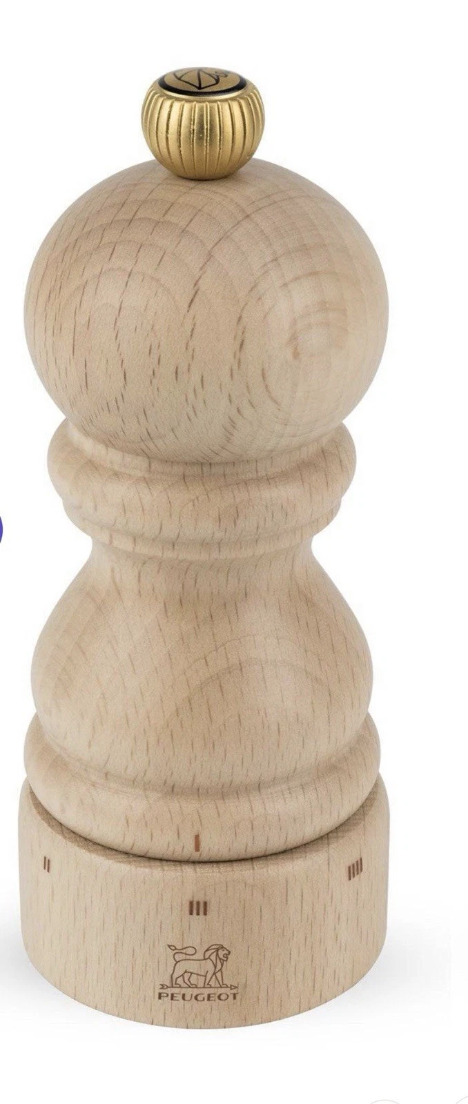 Peugeot - Paris u'Select Manual Salt Mill Adjustable Grinder, Beechwood, 5” NWOB