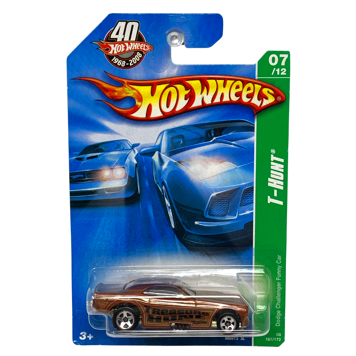 HotWheels 35th FUNNYCAR 超激レア‼️希少‼️ Hot Wheels Treasure Hunt Dodge Challenger Funny Car 1:64 Diecast