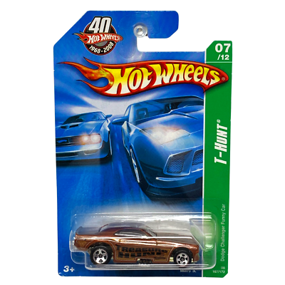 Hot Wheels Treasure Hunt Dodge Challenger Funny Car 1:64 Diecast