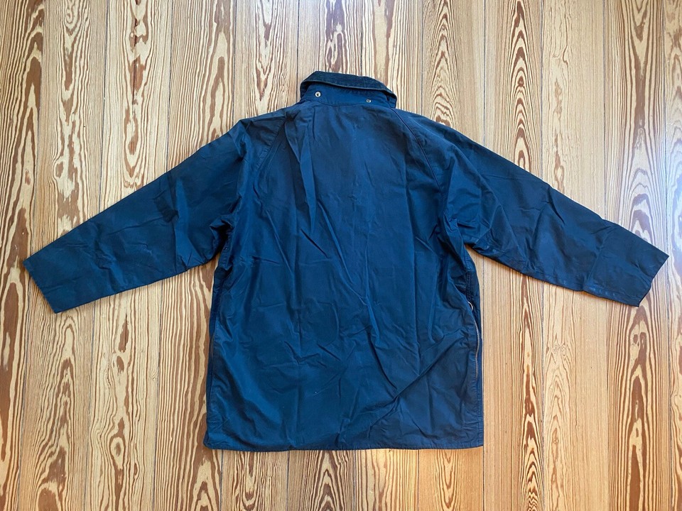 Vintage Barbour A155 Beaufort Wax Jacket C42 / 107cm Made in England eBay