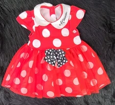 Disney Baby by Disney Store Minnie Mouse Dress Halloween 12-18M 