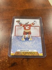 2020-21 Upper Deck UD Canvas C134 David Rittich Calgary Flames