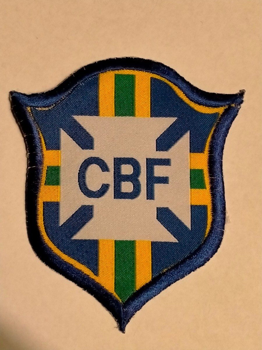 Brazil Brazilian soccer football patch CBF Vintage emblem RARE