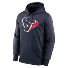 Houston Texans NFL Primary Logo Long Sleeve Hoodie Sweatshirt NWT