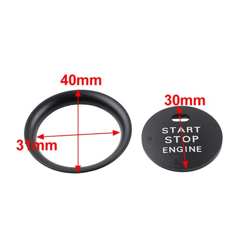 Blue Engine Start Push Button Cover Ring Trim For Mazda 3 Axela 6 Atenza CX-5 - Foto 12 di 12