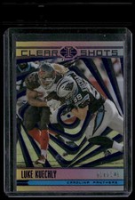 2018 Panini Illusions #CS-LK Luke Kuechly Clear Shots Blue #/149