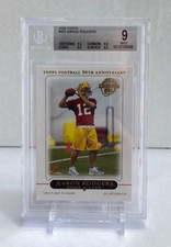Aaron Rodgers 1st First Edition Rookie Card 2005 Topps Graded BGS 9 Mint Pop 13!