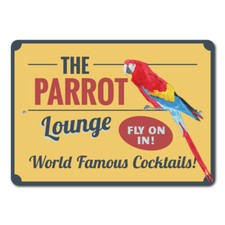 Parrot Lounge Sign, Parrot Lover, Parrot Owne...