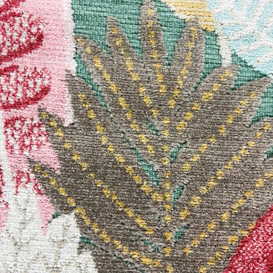 Tapis moderne pour l'intérieur et l'extérieur, tissé à plat, résistant aux UV - Photo 3/4