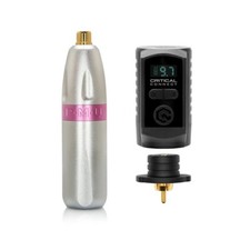 NEW Bishop PMU Pen Machine 2.5 Stroke - Silver/Pink  Critical V2 Battery Bundle