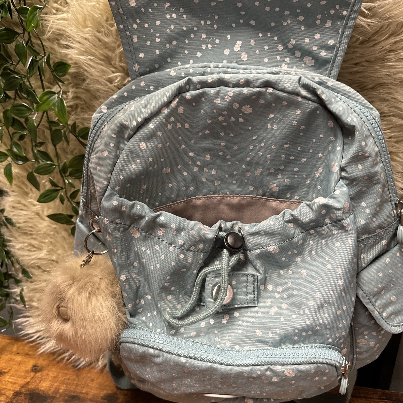 KIPLING City Pack Small  Backpack Blue Metallic S… - image 2