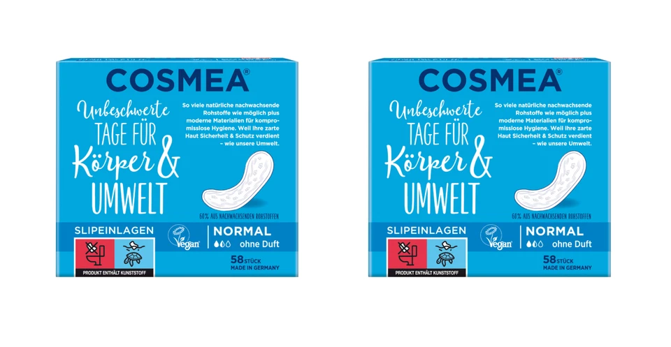 2x Cosmea Slipeinlagen Normal 2x58er EAN4000576440060