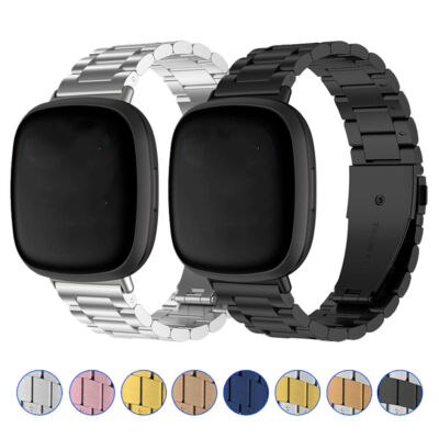 Metall Edelstahl Armband Ersatz Band Für Fitbit Sense Sense 2 Fitbit Versa 4/3