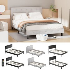 Bettgestell Schlafzimmer Lattenrahmen Lattenrost Hochbett 120x200CM/140x200CM