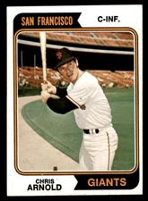 1974 Topps Baseball #432 Chris Arnold EX