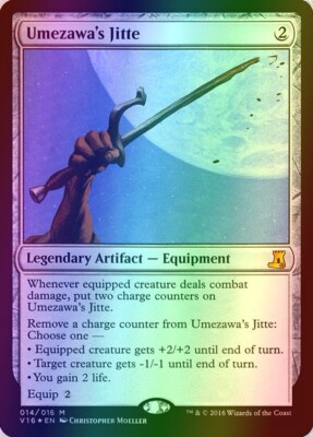 MTG FOIL Umezawa's Jitte [English, From the Vault: Lore, Excellent