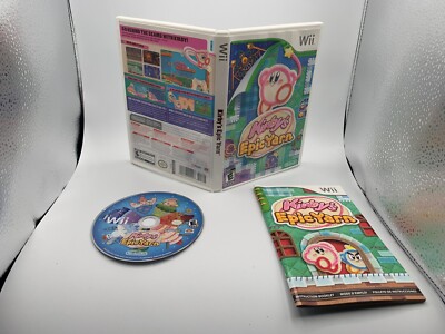 Kirby's Epic Yarn Complete Nintendo Wii **Free Canadian Shipping!