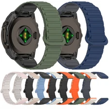 Quickfit for Garmin Fenix 8 7 7X 7S 6 6X 6S 5 5X 5S 955 965 Magnetic Strap Band