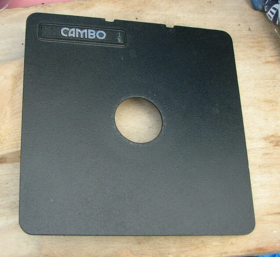 Cambo SC etc Monorail 10x8 5x7 5x4 lens board copal compur 0   34.7mm hole - Image 3 of 3
