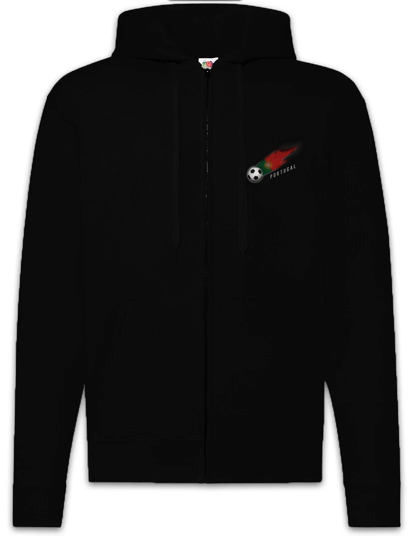 Portugal Football Comet I Zipper Hoodie portoguese Soccer Flag Championship