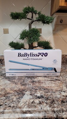 BaByliss PRO Nano Titanium Straightening Iron - Blue