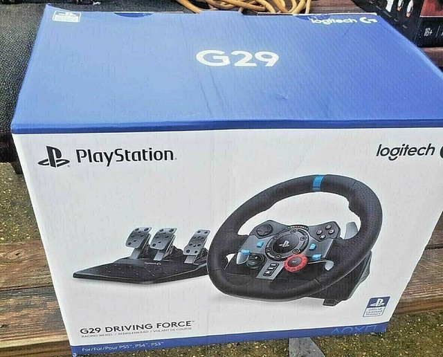 Logitech 222B411 G29 Racing Wheel and Pedals for PlayStation/PC/MAC for  sale online | eBay