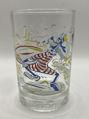 Vintage McDonalds Walt Disney World 25th Anniversary Magic Glass 1996 Goofy