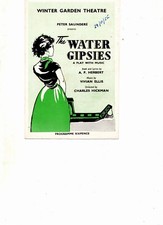 Winter Garden Theatre Peter Saunders The Water Gipsies 1955