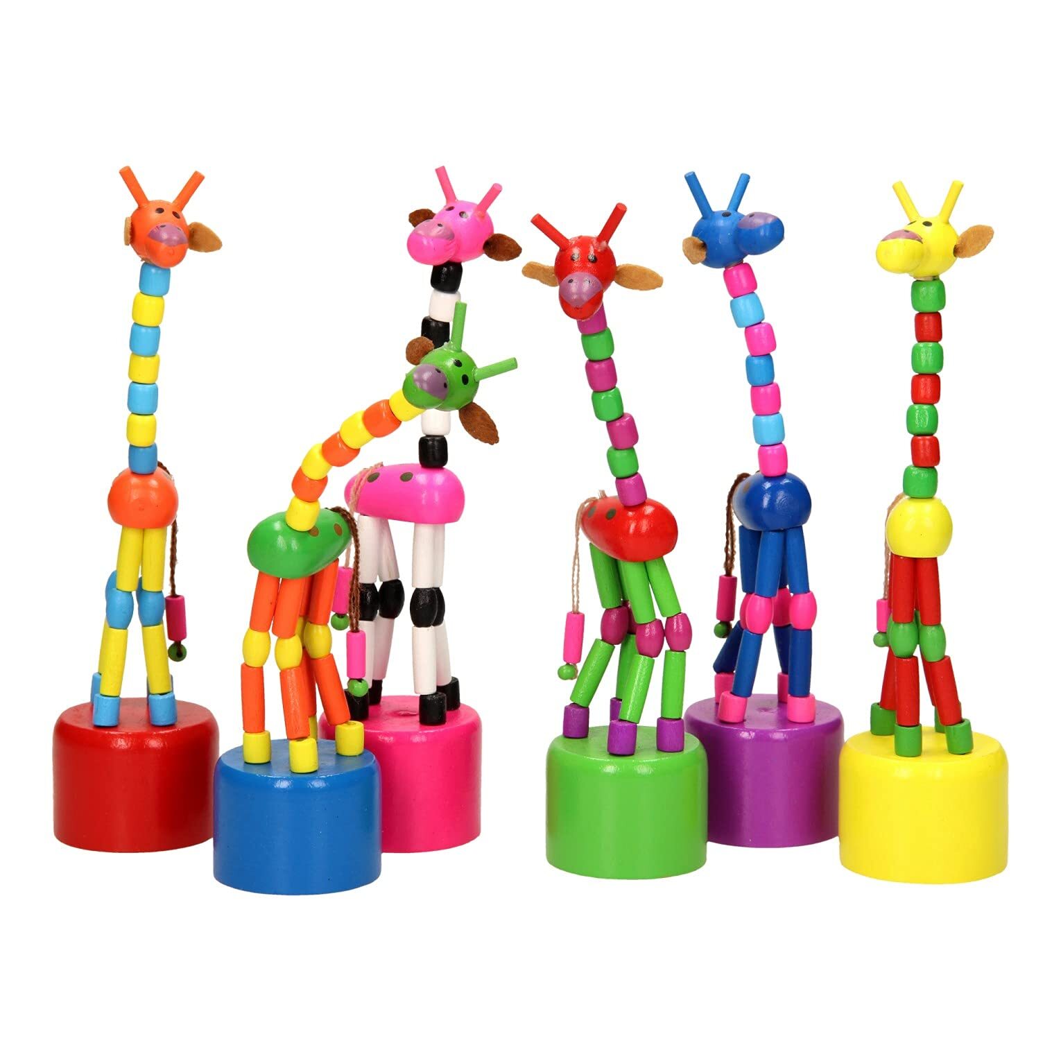1234feest Drukpop Giraf 4 x 17.5 cm 3+