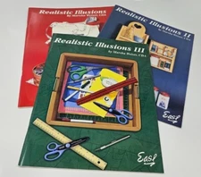 Realistic Illusions Vol 1-3 Marsha Weiser Acrylic Decorative Painting Books Lot