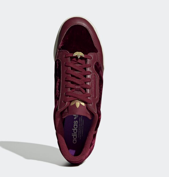 adidas continental 80 burgundy