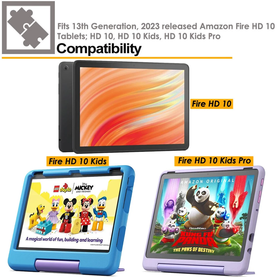 2x TECHGEAR Clear Screen Protectors for Amazon Fire HD 10 2023 / 13th Generation - Image 3 of 4