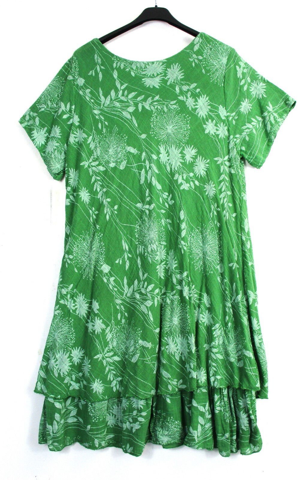 Lagenlook Donna 95% Abito IN Cotone Estivo Tasche Taglia - Foto 3