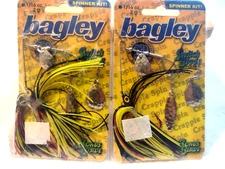 2-VINTAGE Bagley Switch Blade Spinnerbaits 1/16 oz. VERY RARE Crappie Spin