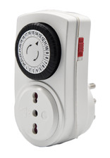 TIMER MECCANICO A SPINA ITALIANA PRESA ANALOGICA TEMPORIZZATA VEMER VJ63050000