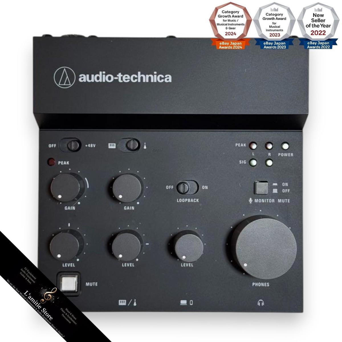 Audio-Technica USB Audio Mixer AT-UMX3 ATUMX3 japan Mixing Console