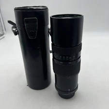 QUANTARAY 85-300mm f/5 MACRO ZOOM CAMERA LENS WITH CASE - EX NM!