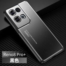 For OPPO RENO 8 /8 RPO, Luxury Metal Aluminum Armor Hybird Bumper Cover Case