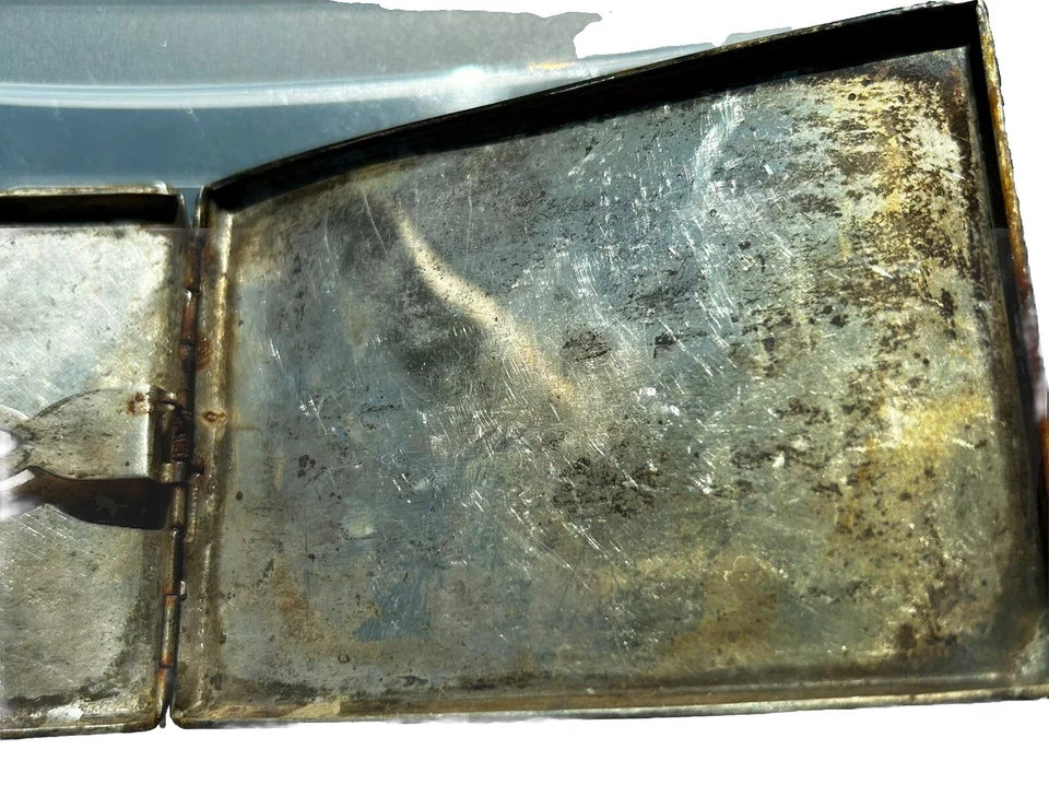 CAJA DE CIGARRILLOS DE PLATA ESTERLINA de México de los años 30 Era Frida Kahlo Foto 4 de 4